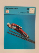 CARTE EDITIONS RENCONTRE 1977 - SKI NORDIQUE - TONY INNAUER