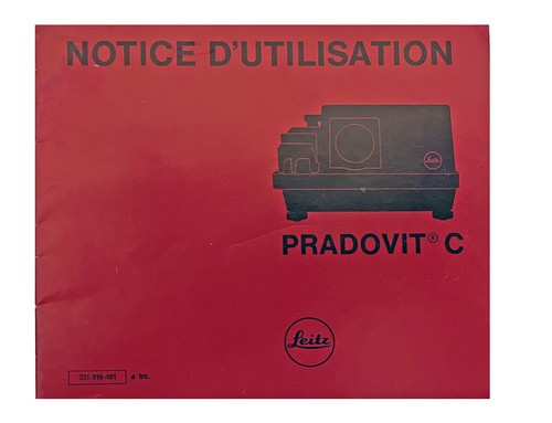 Leica leitz pradovit notice - pradovit,