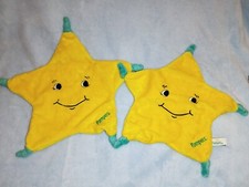 Lot de 2 doudous étoiles jaunes Pampers