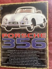 Plaque Émaillée PORSCHE 356