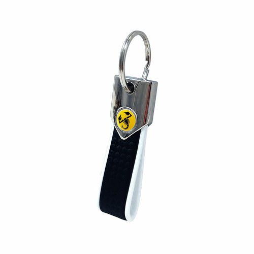 Porte clés abarth carbone - porte-clés,