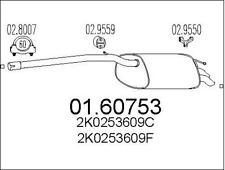 SILENCIEUX ARRIèRE VW CADDY