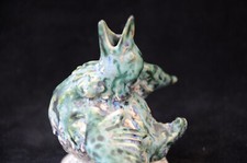 PIERRE-ADRIEN DALPAYRAT ET ALPHONSE VOISIN-DELACROIX SCULPTURE OISILLON EN GRES