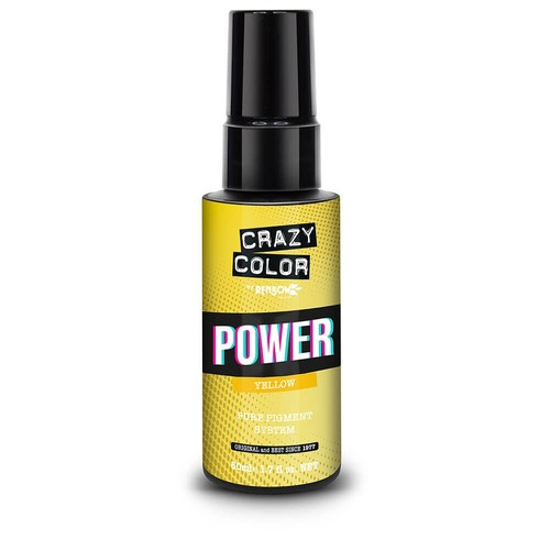 Crazy color power - crazy, yellow