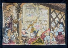 Lithographie Cyrano de Bergerac planche n° 14 R. Carrance Papier Vélin d’Arches