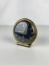 Joli petit réveil mécanique Français JAZ Discreto, années 1970, réveil vintage