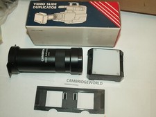 SLIDE DUPLICATOR for TRANSPARENCY with VIDEO DIGITAL FIX MOUNT LENS CAMERAS NEW 