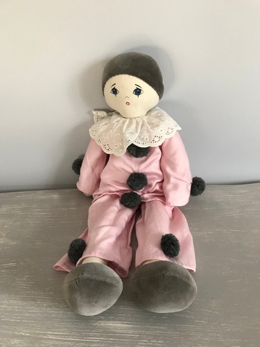 Poupée chiffons pierrot - poupée,