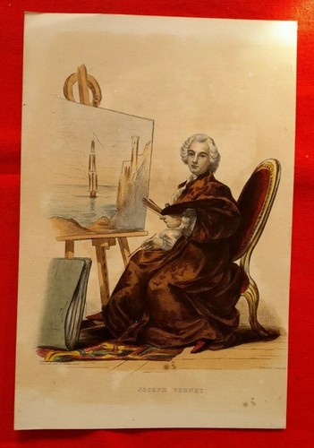 Gravure aquaréllée xixè - xixè,