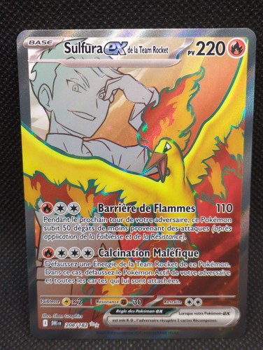 Carte pokemon sulfura - sulfura, ex