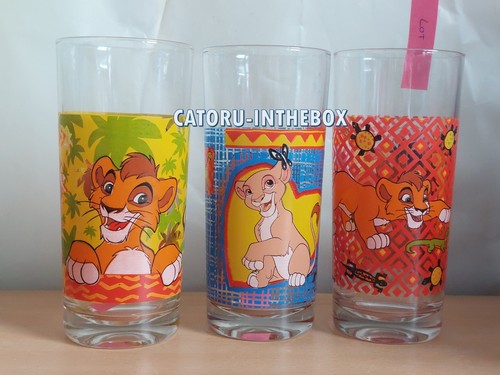 Lot verre glass disney - disney, le