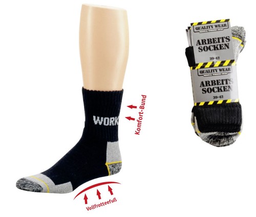 Paire chaussettes travail - paire,