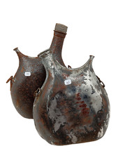 CBR05/2025(REF318N) Lot de 2 anciennes gourdes françaises en l'état 14/18 POILU