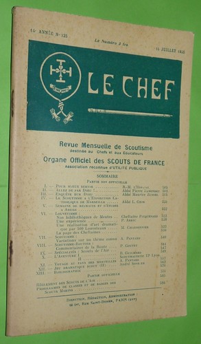 Chef 125 1935 scout scoutisme - #125,