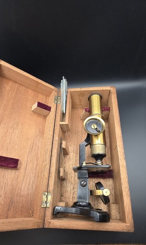 Microscope ancien laiton - ancien, en