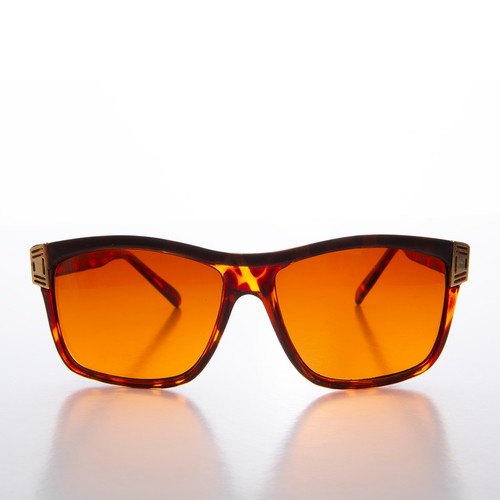 Carré verres orange lunettes - verres,