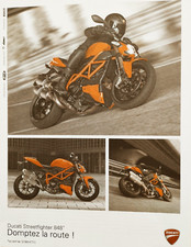 DUCATI vintage Print Ad !! " Orange and Black Watch "