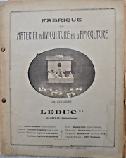Catalogue materiel d'aviculture et d'apiculture