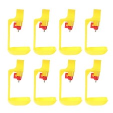  Distributeurs d'eau de poulet domestique, 8 pièces, mangeoires d'eau pour