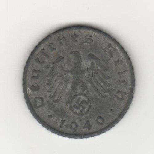 Reichs pfennig 1940 - 5,