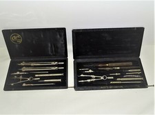 -2 BOITES COMPAS ANCIENS H