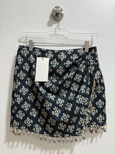 Jupe Mini Imprimée En Perles