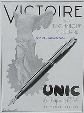 PUBLICITE UNIC LE STYLO DE