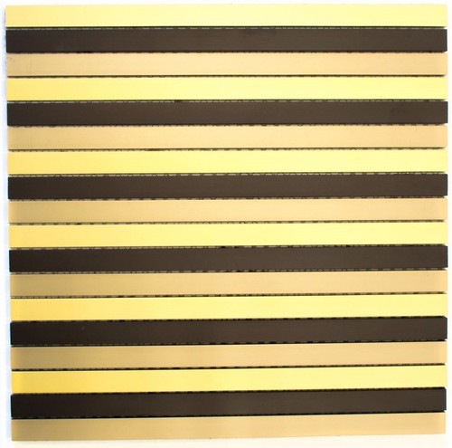 Mosaïque aluminium alu - , noir