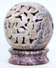 Bougeoir Globe en Pierre à