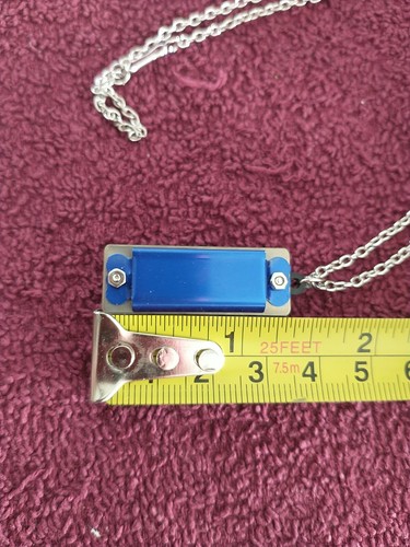 New mini blue harmonica - blue,