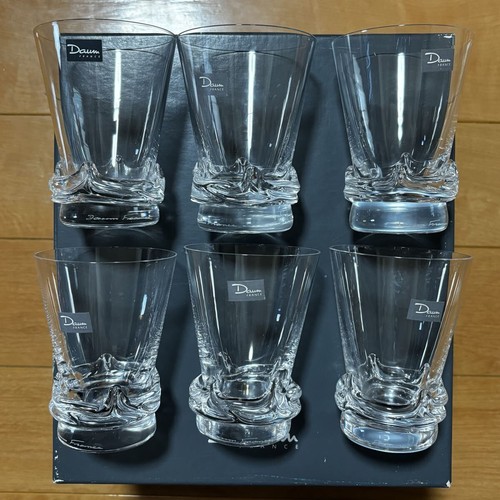 Unused daum sorcy glass set - unused,