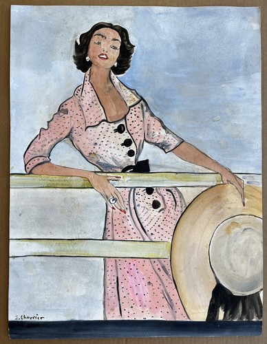 Grande aquarelle originale - aquarelle,