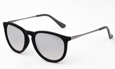 Velours Noir Halloween Lunettes de Soleil Fête Miroir Serrure Vague Rétro Neuf