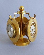 KIRBY BEARD & Co Paris  Pendulette de bureau Station météo thermomètre baromètre
