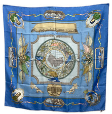 HERMES Carre 90 LE GEOGRAPHE