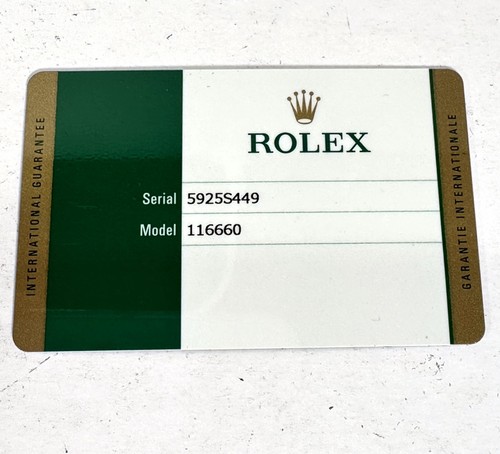 Genuine rolex 116660 - genuine,
