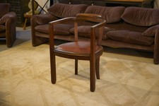 Fauteuil chêne skaï - chêne, et