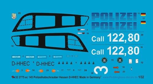 Peddinghaus decals 2775 - 1/32,