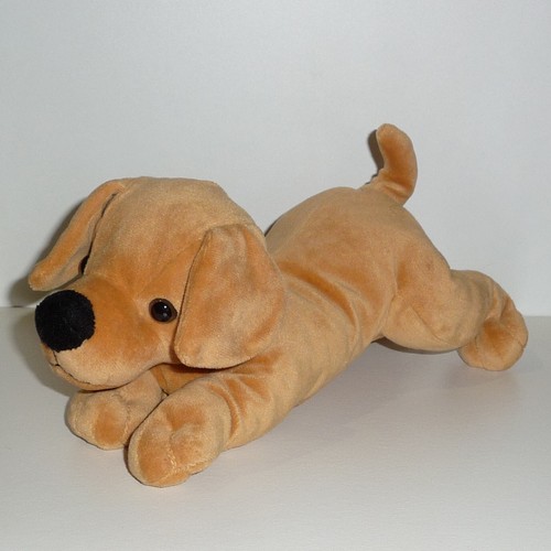 Doudou chien nicotoy marron - chien,