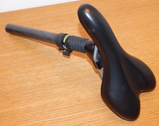 SELLE de VELO ROYAL NOIRE avec tube 27mm ITALY 127398