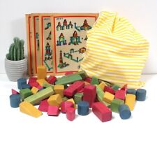 Jeu de cubes rétro en bois  Les Bois Jura Castor