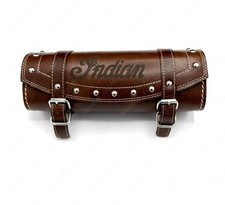 Sac à outils en cuir marron
