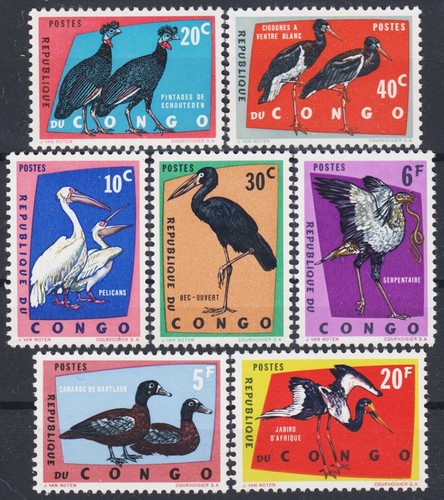 Congo 1963 protégé oiseaux - 1963,