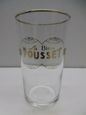 POUSSET bière 1 verre collector type galopin