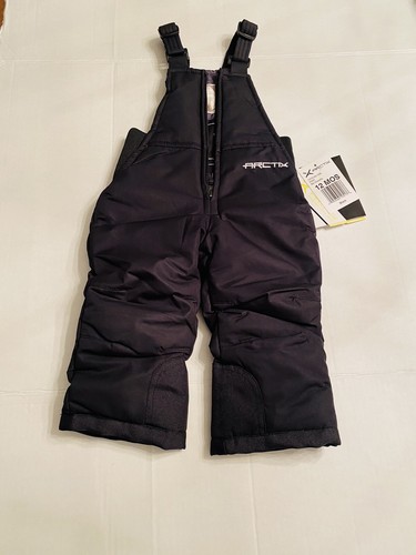 Arctix black bib - black, snow