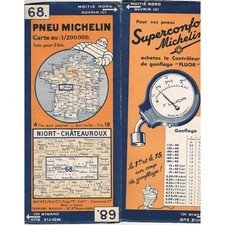 Carte michelin 68 - carte, n°68