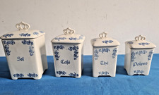 SUPERBE SERIE DE POTS A EPICES