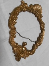 Cadre Vintage avec Cherubins Amours  en Laiton Bronze Style