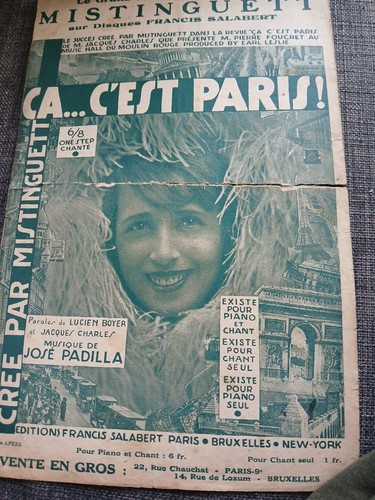 Ancienne partition - ancienne,