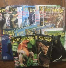 lot 21 MAGAZINES Terre Sauvage année 1989 à 1992